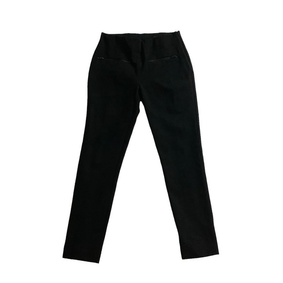 Rag & Bone Trousers Black Side Zip Size 6 Front zipper Pockets - Picture 1 of 7